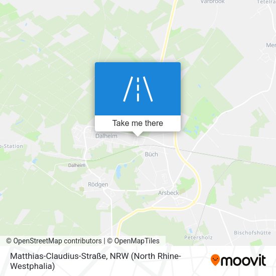 Matthias-Claudius-Straße map