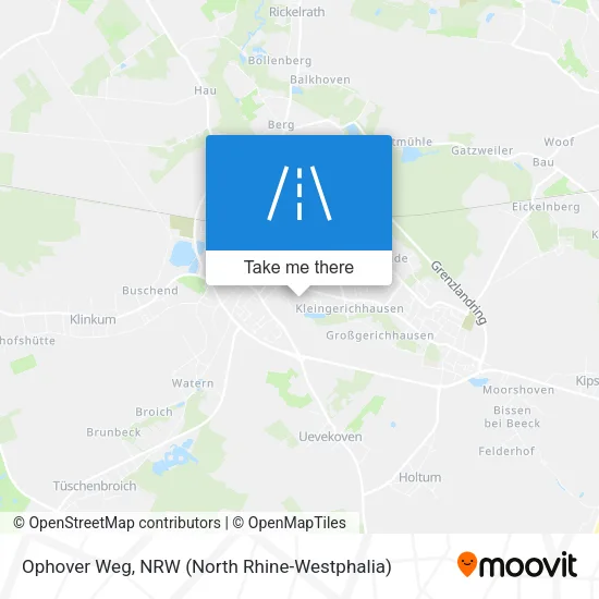 Карта Ophover Weg