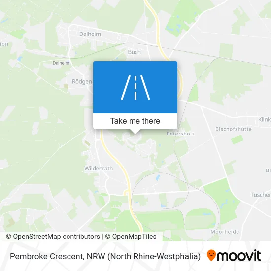 Pembroke Crescent map