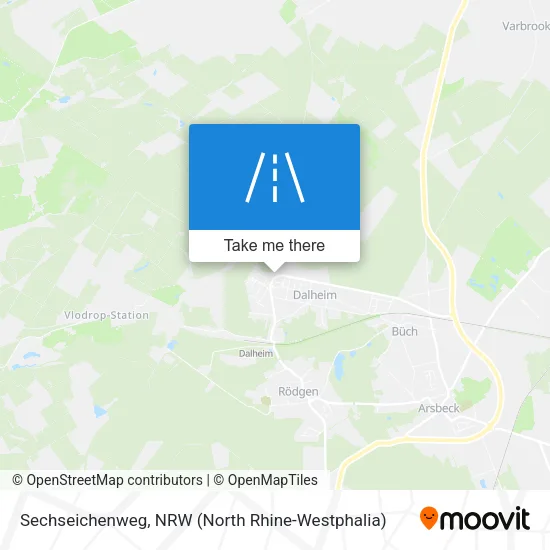 Карта Sechseichenweg