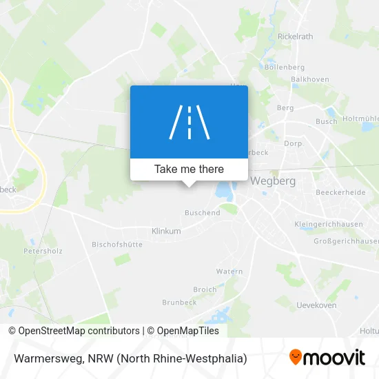 Карта Warmersweg