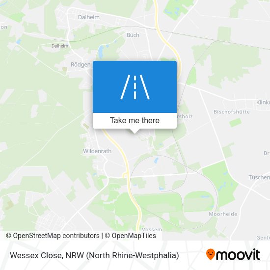 Wessex Close map