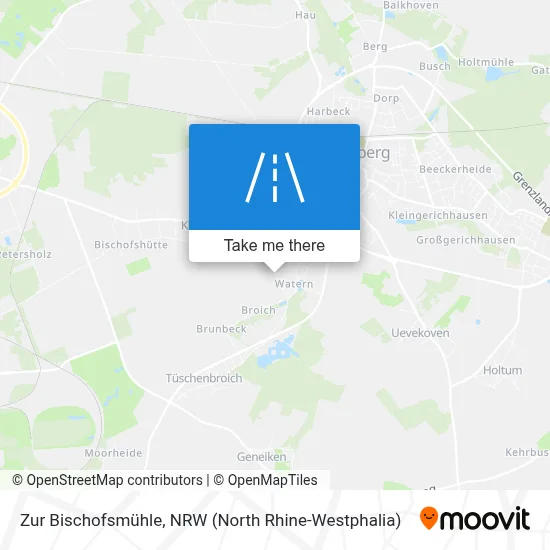 Zur Bischofsmühle map