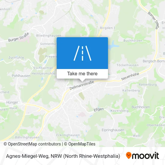 Карта Agnes-Miegel-Weg