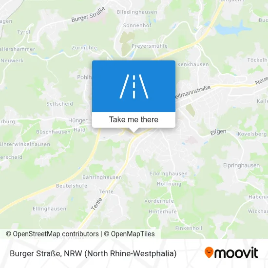 Burger Straße map