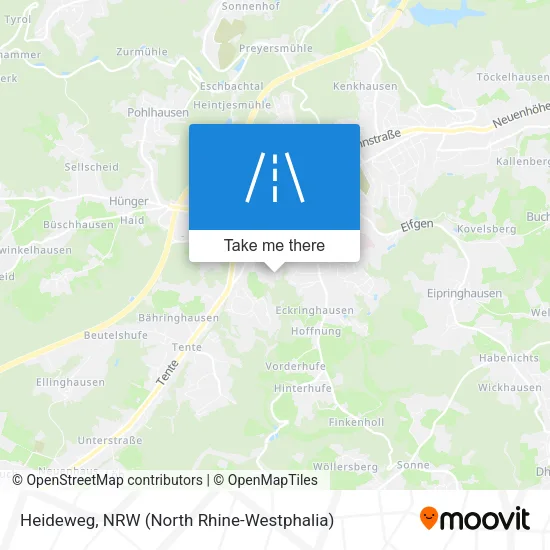 Карта Heideweg