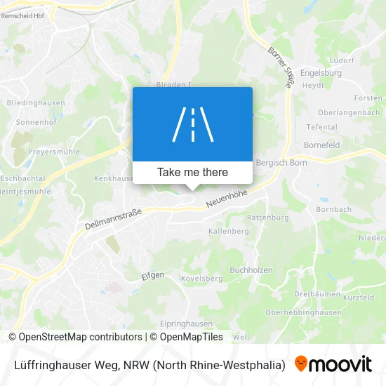 Карта Lüffringhauser Weg