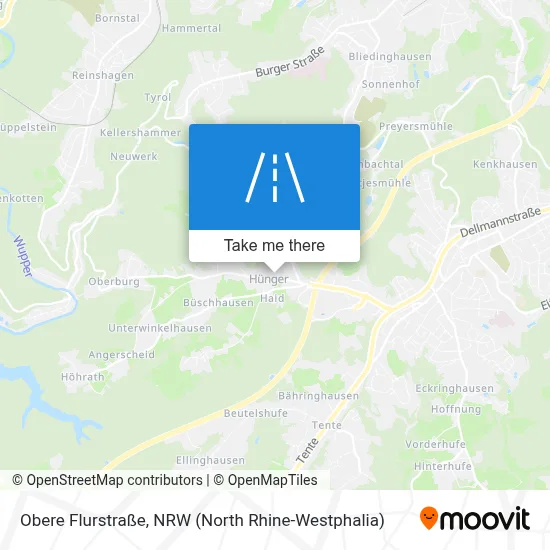 Obere Flurstraße map