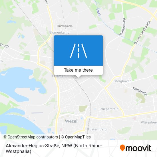 Alexander-Hegius-Straße map