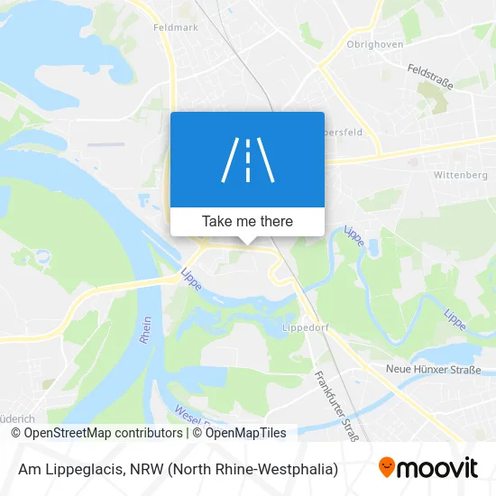 Карта Am Lippeglacis