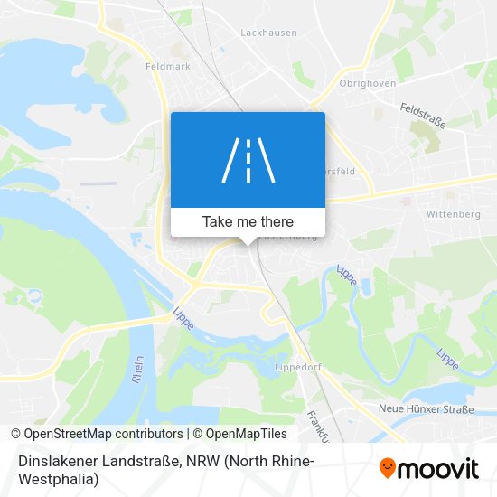 Dinslakener Landstraße map
