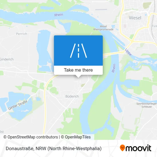 Donaustraße map