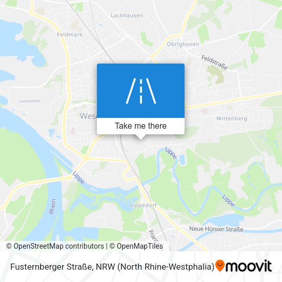 Fusternberger Straße map