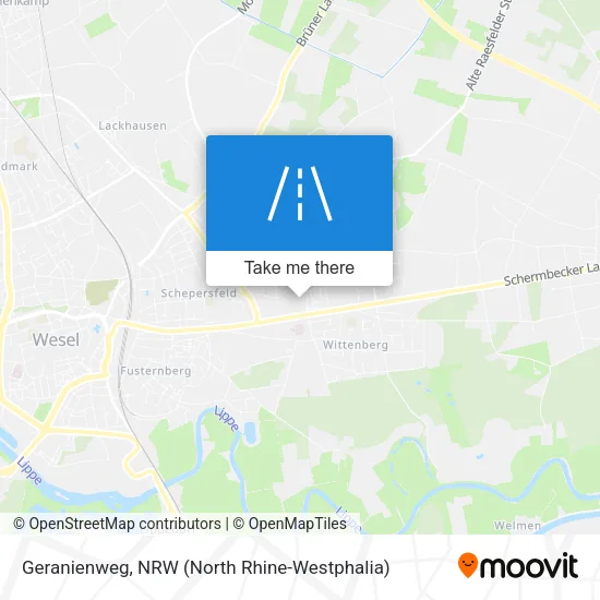 Карта Geranienweg