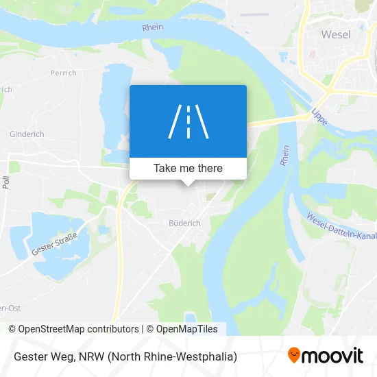 Gester Weg map