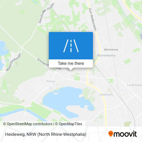 Heideweg map