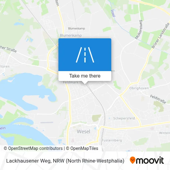 Lackhausener Weg map