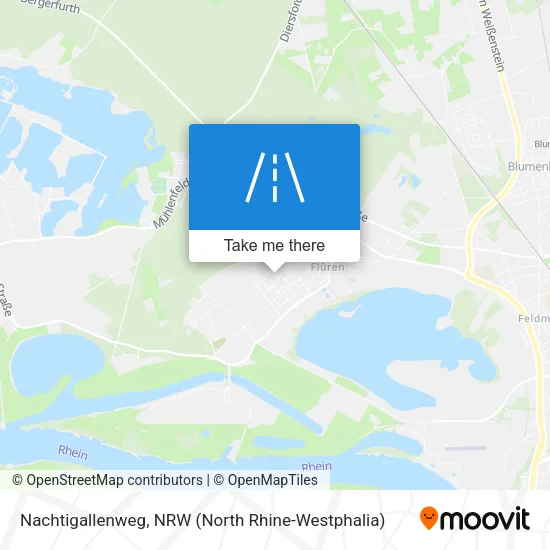 Nachtigallenweg map