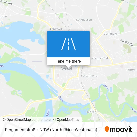 Карта Pergamentstraße
