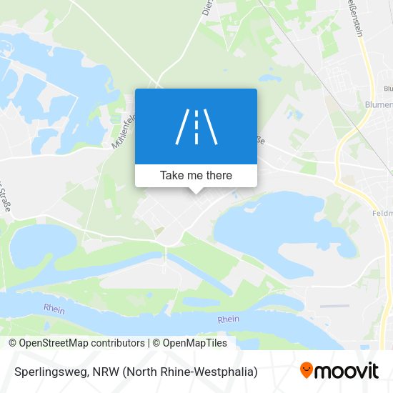 Sperlingsweg map