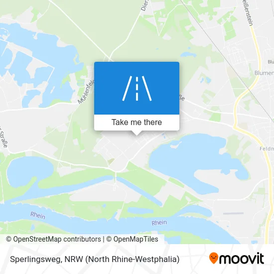 Sperlingsweg map