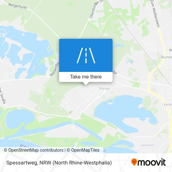 Карта Spessartweg