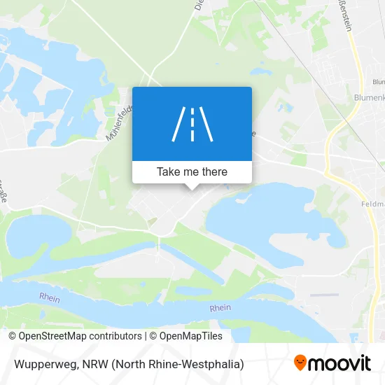 Карта Wupperweg