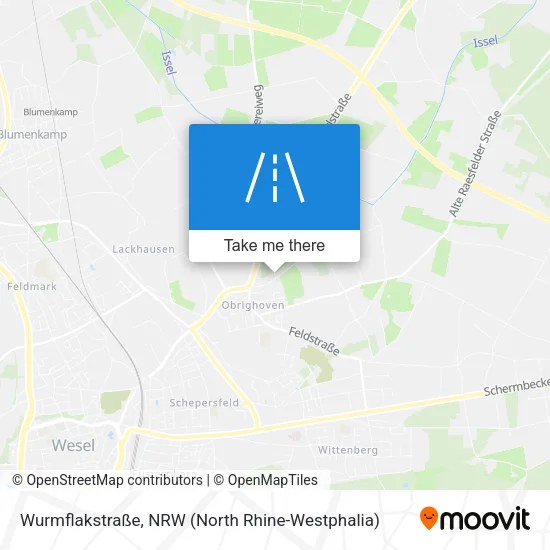 Карта Wurmflakstraße