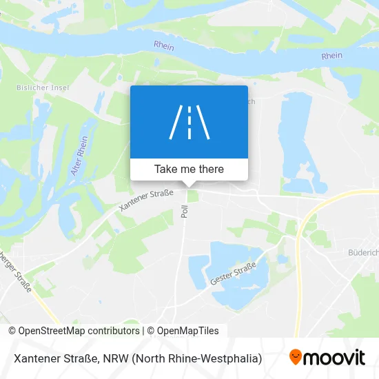 Xantener Straße map