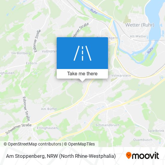 Am Stoppenberg map