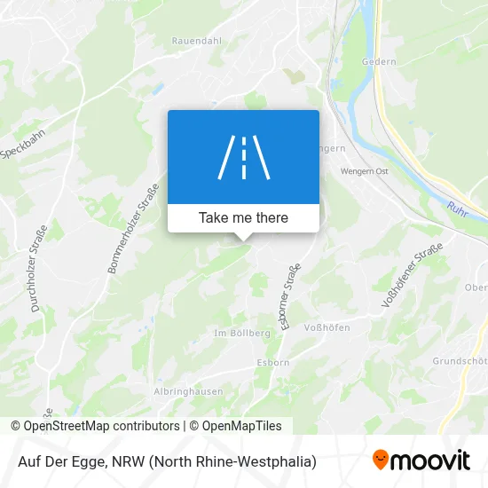 Auf Der Egge map