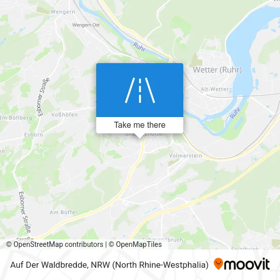 Карта Auf Der Waldbredde