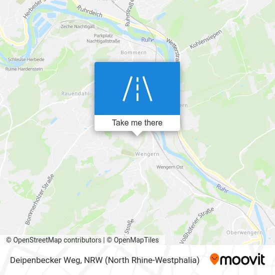 Deipenbecker Weg map
