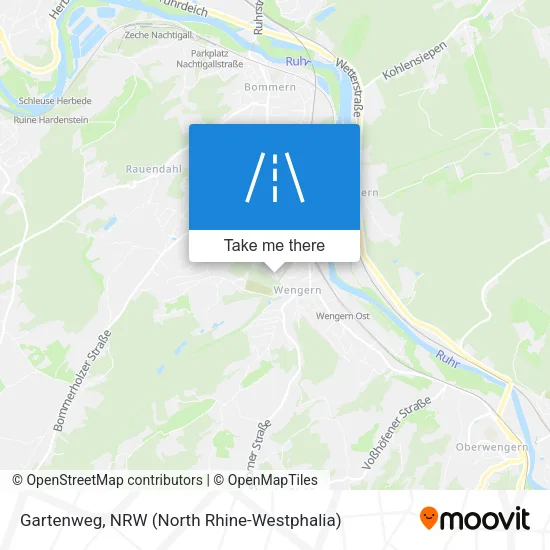 Карта Gartenweg