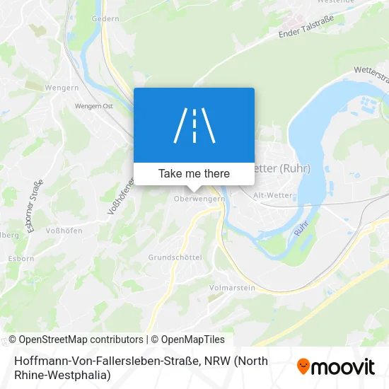 Карта Hoffmann-Von-Fallersleben-Straße