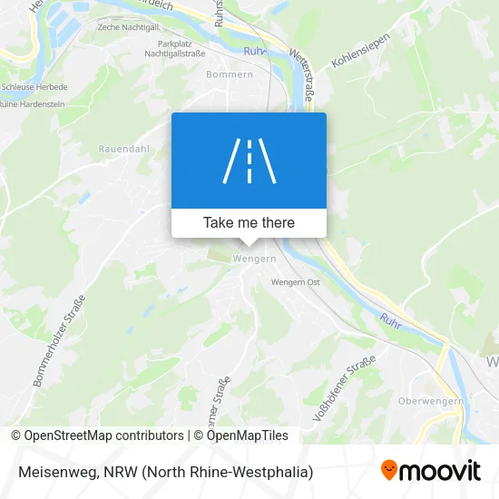 Meisenweg map
