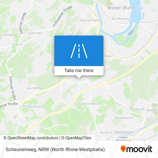 Scheunenweg map