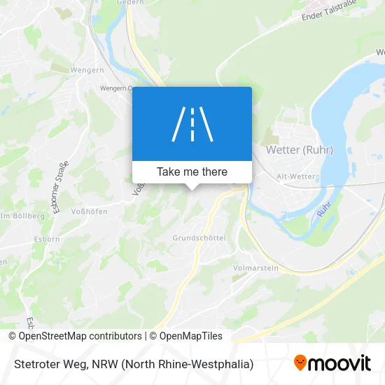 Карта Stetroter Weg