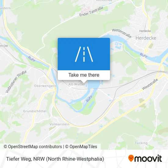 Карта Tiefer Weg
