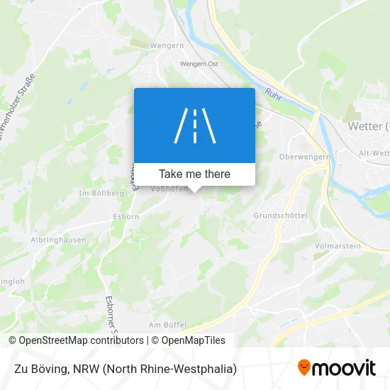 Карта Zu Böving