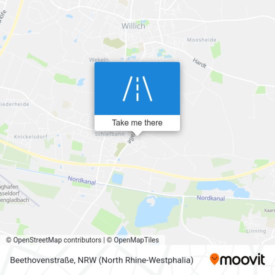 Beethovenstraße map