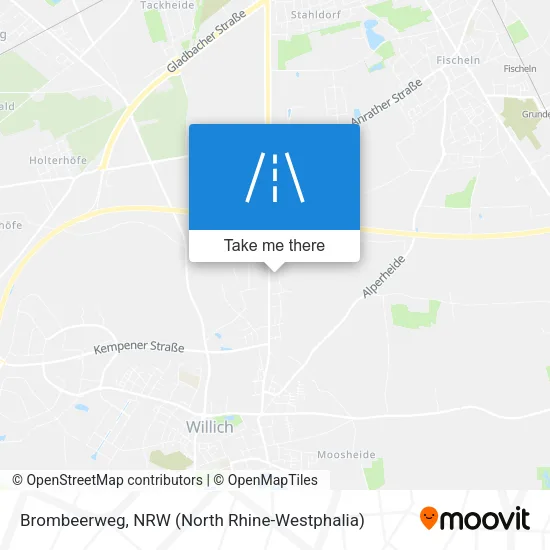 Карта Brombeerweg