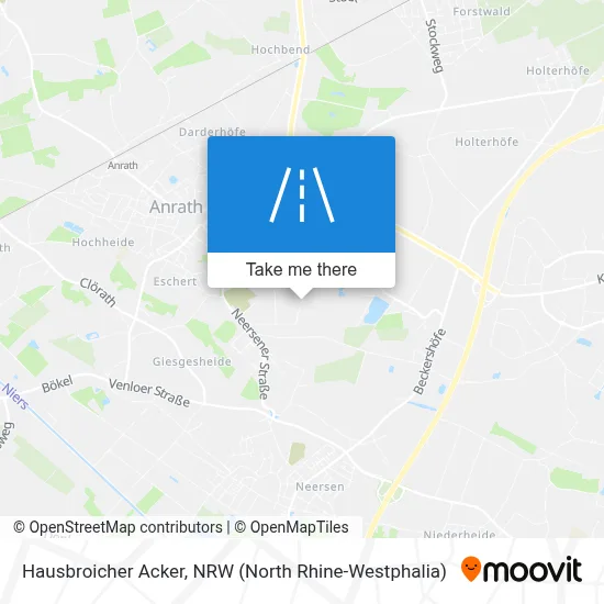 Hausbroicher Acker map