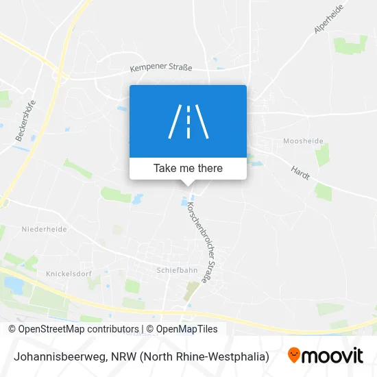 Johannisbeerweg map