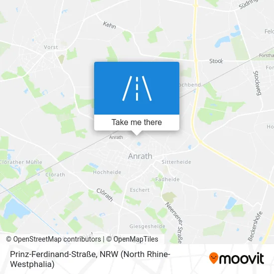 Карта Prinz-Ferdinand-Straße