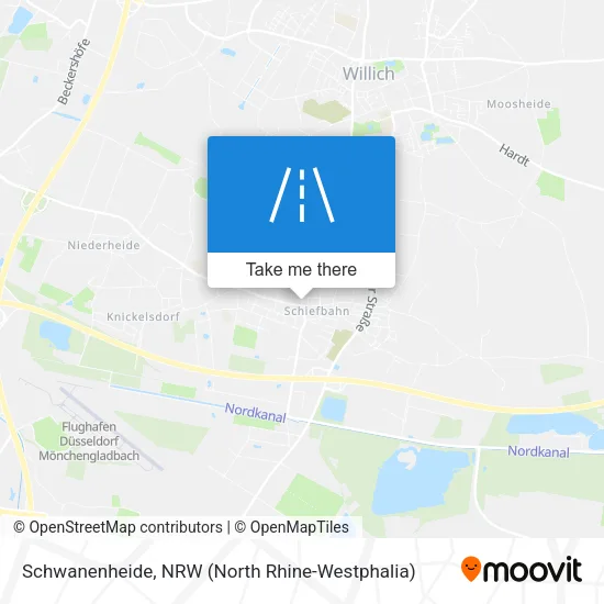 Карта Schwanenheide