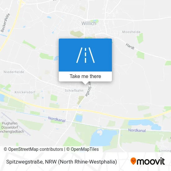 Карта Spitzwegstraße