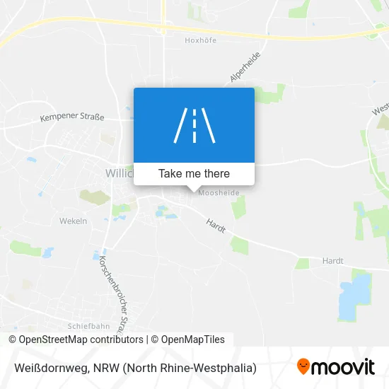 Карта Weißdornweg