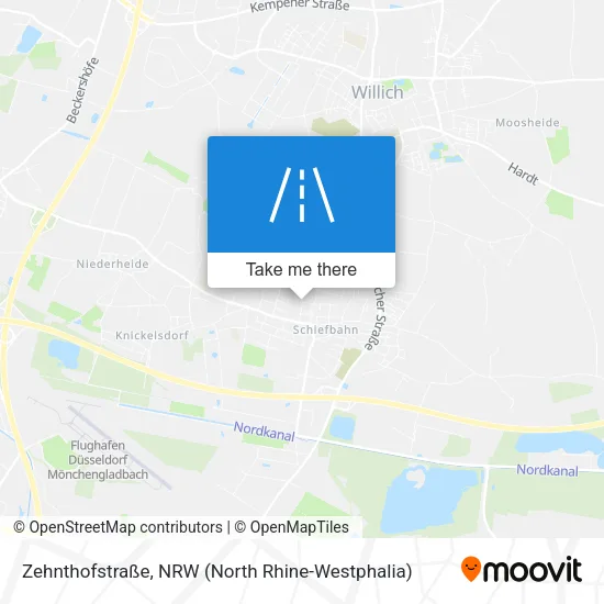 Карта Zehnthofstraße
