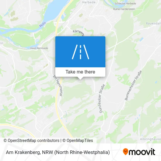 Am Krakenberg map